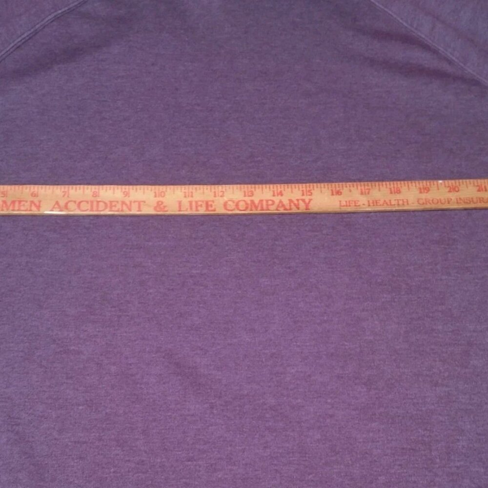 GAP Shirt Women XXL Hooded Raglan Long Sleeve Plum Purple Athleisure Activewear - Picture 3 of 10